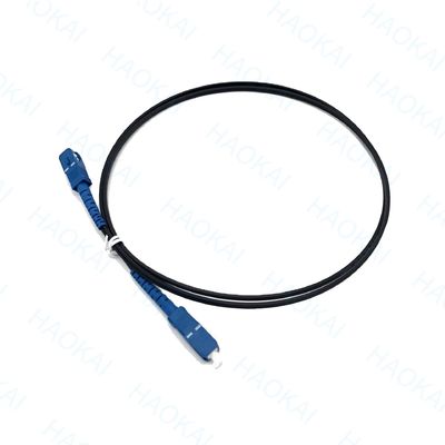 FTTH قطرة ألياف التصحيح سلك SC APC FC ST LC سلك الفولاذ FRP أنظمة مركز البيانات