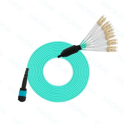 سلك MPO / MTP الضوئي المدمج المدمج OM3