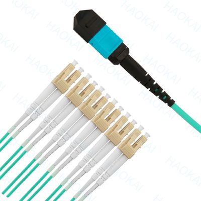 سلك MPO / MTP الضوئي المدمج المدمج OM3