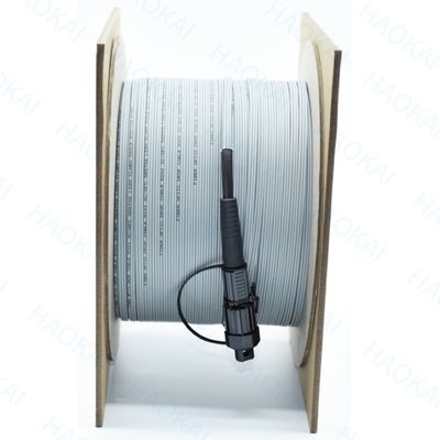 FTTH سحب النوع ميني SC APC خارجية أسقط كابل عازل المياه سلك الألياف التصحيح