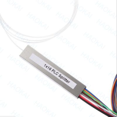 FTTH 1x4 1x8 Fiber PLC Splitter أنبوب فولاذي صغير مع وصلة SC APC