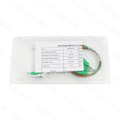 FTTH أنبوب الفولاذ المصغّر الألياف الضوئية الفاصل 1x16 PLC الفاصل مع SC UPC