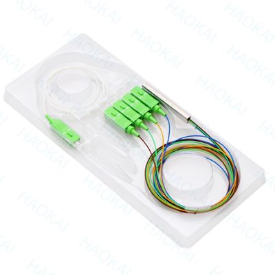 SC UPC APC LC Connector Optical Fiber Splitter صندوق تقسيم الألياف الضوئية للأنابيب الصلبة المصغرة
