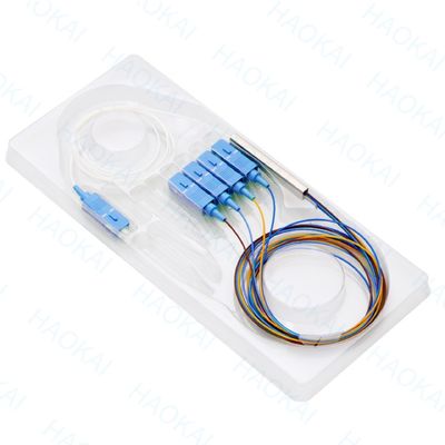 SC UPC APC LC Connector Optical Fiber Splitter صندوق تقسيم الألياف الضوئية للأنابيب الصلبة المصغرة