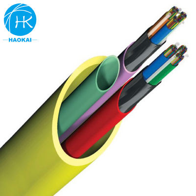 PE Micro Air Blown Cable Coating and Stranding HDPE Micro Duct Tube أنبوب القناة الصغيرة