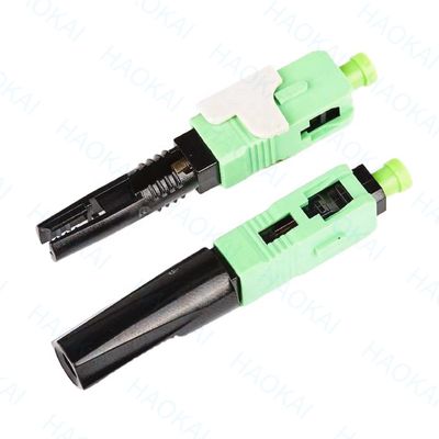 0.3db 60mm SC APC Fast Connector SM FTTH Fiber Optic Quick Connector وحدة توصيل سريعة للألياف الضوئية