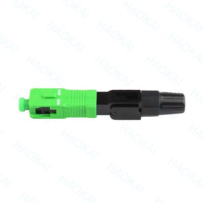SC APC Quick Connector FTTH قطرة كابل الألياف الضوئية Fast Connector