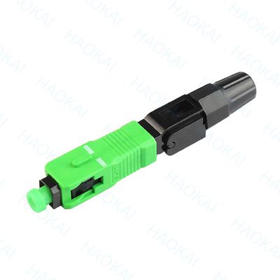 SC APC Quick Connector FTTH قطرة كابل الألياف الضوئية Fast Connector