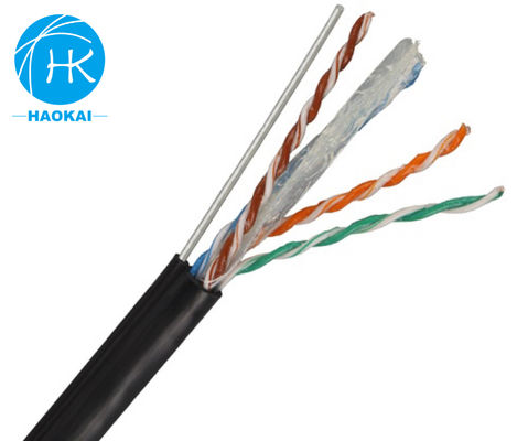 UTP CAT6 المقاومة للأشعة فوق البنفسجية كابل LAN خارجي كابل شبكة Cat6 Ethernet 300m