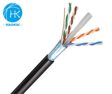 UTP CAT6 المقاومة للأشعة فوق البنفسجية كابل LAN خارجي كابل شبكة Cat6 Ethernet 300m