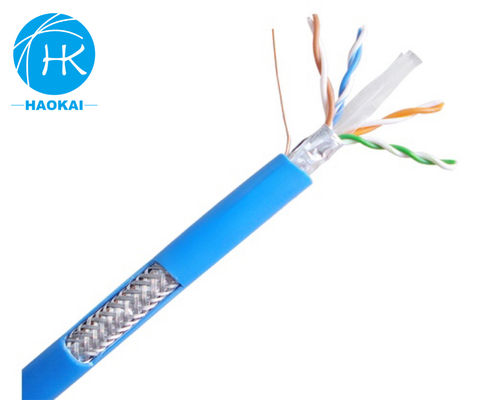 FTP CAT6 كابل LAN مزدوج السترة 305m كابل Ethernet الخارجي