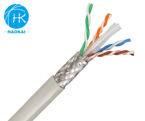 كابل الإنترنت ذو السترة المزدوجة SFTP CAT6 305m كابل LAN خارجي