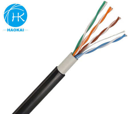 كابل شبكة UTP في الهواء الطلق Cat 5e كابل Ethernet Cat5e مزدوج السترة