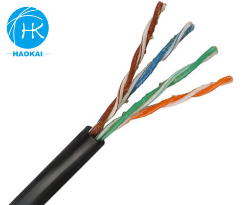 كابل شبكة UTP في الهواء الطلق Cat 5e كابل Ethernet Cat5e مزدوج السترة
