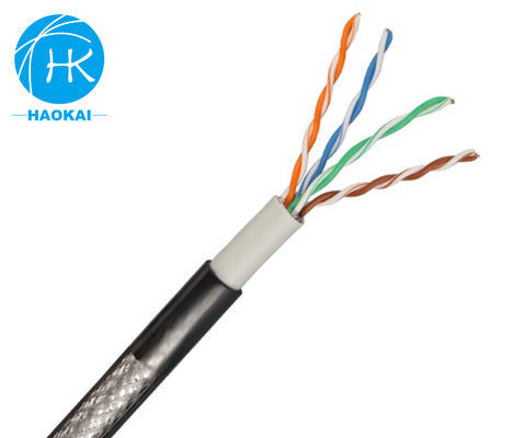 CCA كابل شبكة LAN داخلية SFTP CAT5E جاكيت PVC صديقة للبيئة
