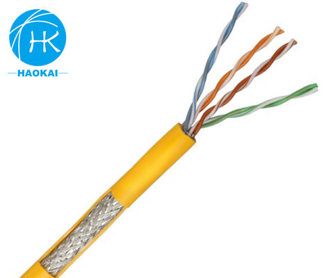 CCA كابل شبكة LAN داخلية SFTP CAT5E جاكيت PVC صديقة للبيئة