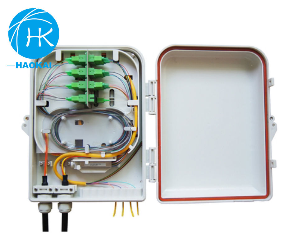 مربع FTTH منبوذ من الماء 16port Fiber Optical Wall Mount مربع التوزيع