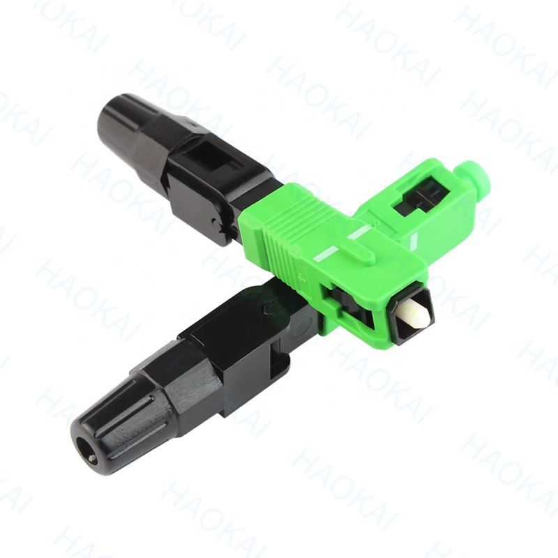 SC APC Fiber Optic Fast Connector 55mm الطول Fiber Optic Quick Connector